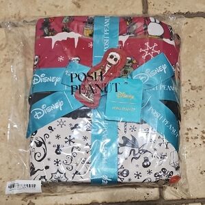Disney Posh Peanut Blanket Nightmare Before Christmas Bamboo Luxe Patoo NIB